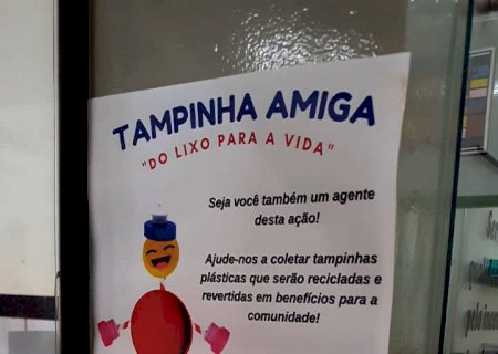 Itaporã: Escola Estadual Antônio João Ribeiro incentiva o projeto “tampinha amiga”