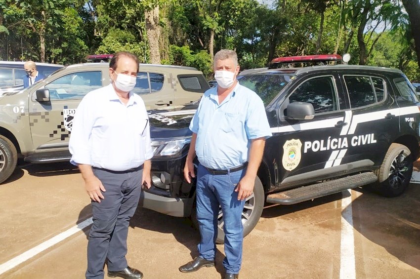Presidente da Câmara, Márcio Lobo agradece governo por atender município com viatura para policia civil