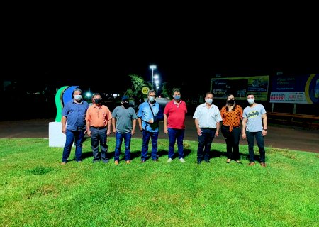 Prefeito Marcos Pacco inaugura sistema de iluminação de Led na Avenida Jose Chaves