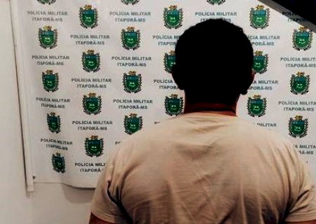 Polícia Militar de Itaporã cumpre mandado de prisão de autor de violência doméstica