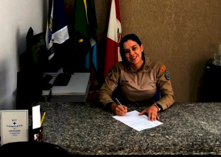 Major Helena é a 1ª mulher a comandar Academia de Bombeiros de MS