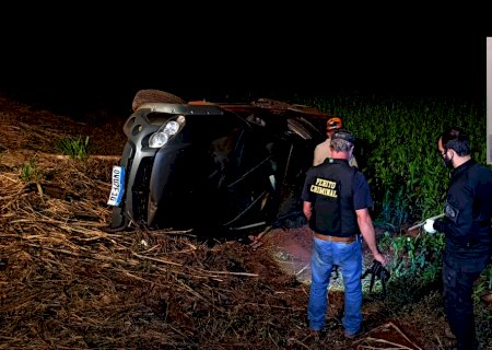 Produtor rural morre em acidente nesta madrugada na MS 156 Itaporã a Dourados (Vídeo)