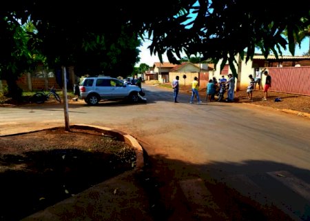 Acidente deixa jovem ferido em Douradina
