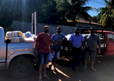 Associação comunitária do distrito de Montese faz entrega de 70 cesta básica para famílias carentes