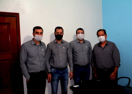 Presidente da Cresol, visita Itaporã para acompanhar os preparativos da instalação da Cooperativa na cidade