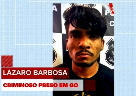 Lázaro é preso após ser baleado em Goiás