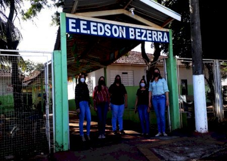 Começam as obras de reforma e ampliação na escola Edson Bezerra de Itaporã