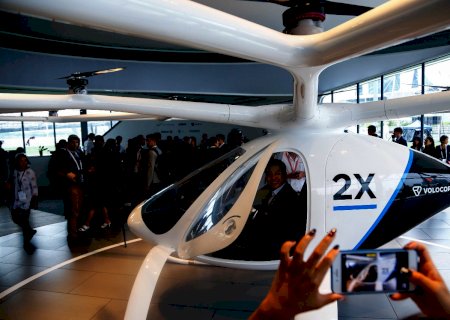Startup alemã de táxi aéreo urbano, Volocopter ganha certificado de produção