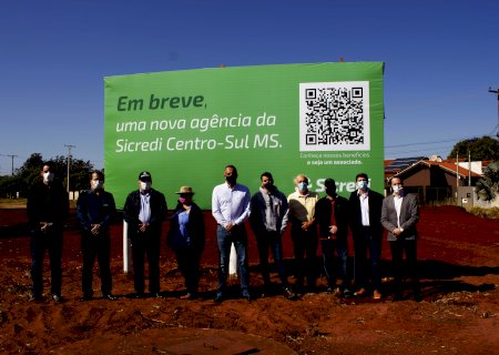 Sicredi Centro-Sul MS inicia obra da nova agência em Deodápolis