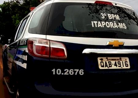 Homem é encaminhado a delegacia por dirigir embriagado e causar acidente em Itaporã