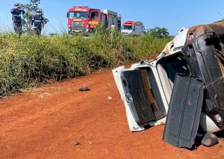 Ultrapassagem forçada provoca colisão frontal na BR-060 em Sidrolândia