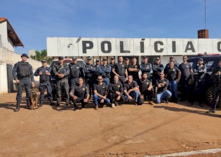 Operação policial cumpre 11 mandados de prisão contra membros de facções em Itaporã (Vídeo)