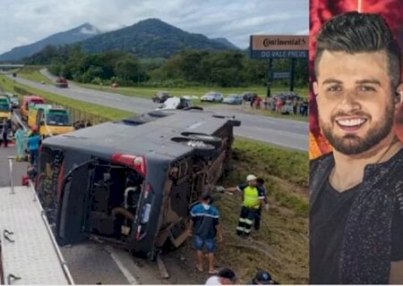 Divulgado nomes dos mortos em acidente com ônibus da dupla sertaneja Conrado e Aleksandro