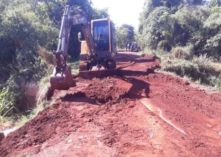 Ponte da travessia Montese/Santa Terezinha é recuperada