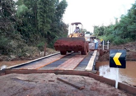Itaporã: Ponte do Frigorifico é liberada