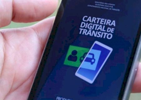 Documento: Detran-MS explica como obter a CNH e CRLV digital no mesmo aplicativo
