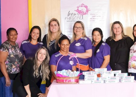 Douradina: Secretaria de Saúde em Parceria com a Secretaria de Educação faz entrega de pomadas de assadura para o Centro de Educação Arte e Vida