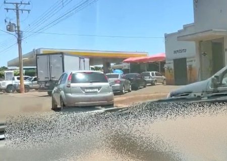 Medo de desabastecimento provoca ‘corrida’ aos postos de gasolina de Itaporã