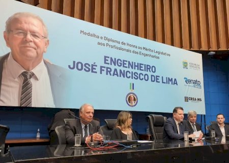 ALEMS entrega honraria a 43 engenheiros que contribuíram com MS