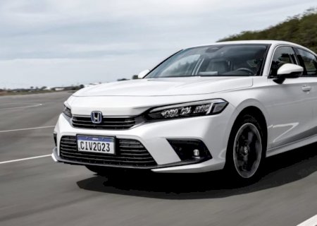 Novo Honda Civic chega ao Brasil com sistema híbrido, veja o preço