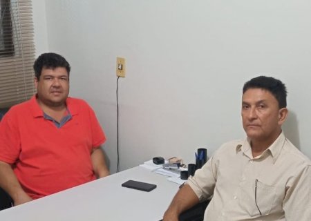 Presidente da Câmara recebe visita de secretário de agricultura