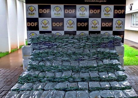 DOF apreende 750 quilos de defensivos agrícolas contrabandeados em Dourados