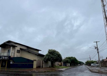 Chove forte na fronteira e Sete Quedas tem 55 mm em 2 horas