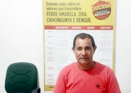 Diretor do DECOE de Itaporã, Gilberto Linhares, alerta sobre a proliferação do mosquito transmissor da dengue em nossa cidade