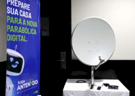 Fam&iacute;lia de baixa renda vai receber parab&oacute;lica gratuita em 21 cidades