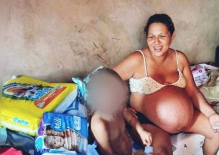 Prestes a ganhar, trigêmeos, mãe precisa de ajuda em Campo Grande