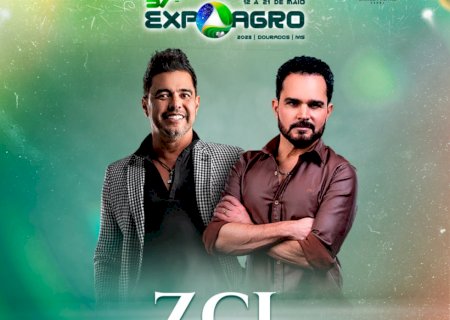 Show de Zezé Di Camargo e Luciano terá entrada gratuita na Expoagro