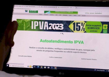 Hoje é o último dia para quitar 5ª parcela do IPVA 2023 em MS