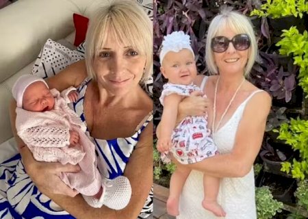 Mulher comemora primeira gravidez aos 53 anos e maternidade aos 54