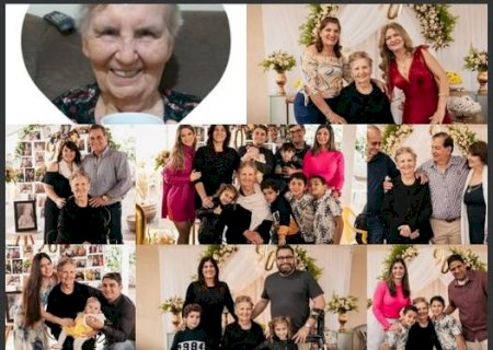 Celebrando Mais um Ano de Vida em Itaporã: Dona lzaira Pacco Completa 91 Anos