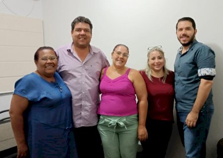 Presidente da Câmara de Itaporã, recebe representantes do SINSEMI para discutir Projeto de Lei sobre Plano de Cargos e Remuneração dos Servidores