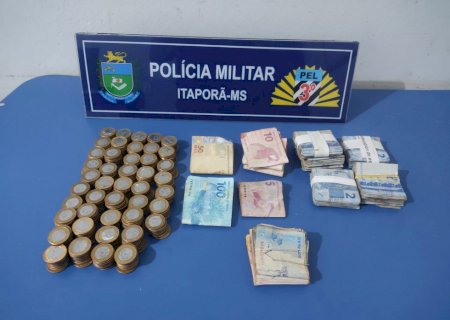 Prisão de Suspeito por Furto em Itaporã - PMMS age rapidamente em resposta a ocorrência
