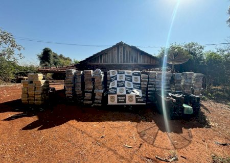 Droga apreendida pela Polícia Civil de Itaporã está avaliada em 6 milhões