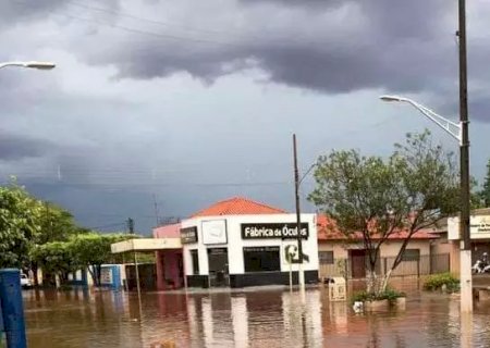 Itaporã e mais 40 cidades de MS estão sob alerta de tempestade.