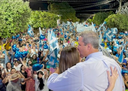Maior comício da história de Itaporã marca o encerramento da campanha de Tiago e Edilson (Fotos)