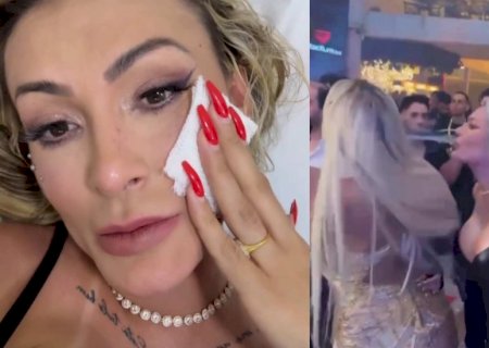 Andressa Urach briga com Juju Ferrari e sai com rosto sangrando