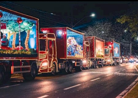 Confira o trajeto que a Caravana de Natal da Coca-Cola fará em Itaporã no sábado, dia 14