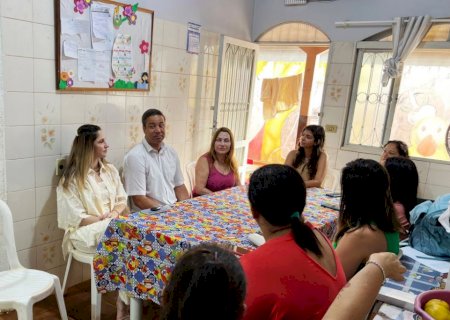 Prefeito de Itaporã visita o Centro de Acolhimento Trombeta