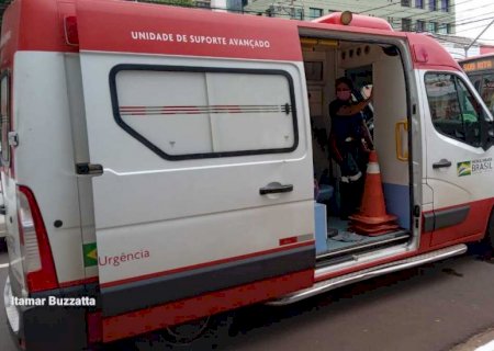 Motorista bêbado deixa motociclista ferido em acidente na Av. Coronel Antonino