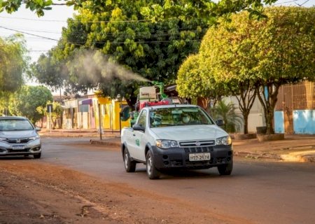 Prefeitura de Maracaju intensifica combate ao Aedes Aegypti com fumacê e reforça pedido de colaboração da população