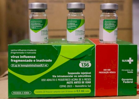 Em MS, 79 municípios recebem 84 mil doses de vacina contra o vírus Infuenza