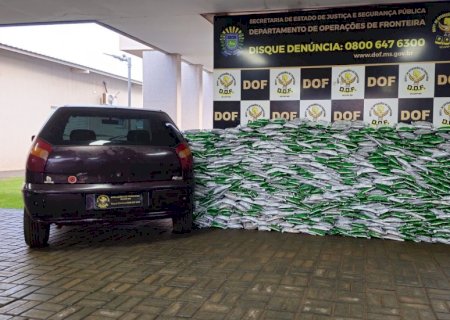 VÍDEO - DOF apreende 500 quilos de defensivos agrícolas que seguiam para Itaporã