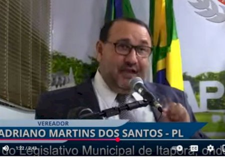 Vídeo: Cortes do Itaporã News fala do vereador Adriano e suas opiniões sobre Energisa e Sanesul