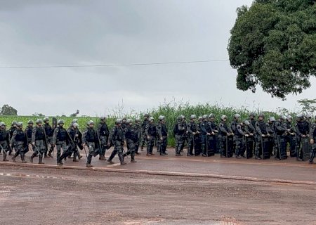 Rodolfo Nogueira parabeniza tropa de choque após retirada de sem-terra de propriedade rural
