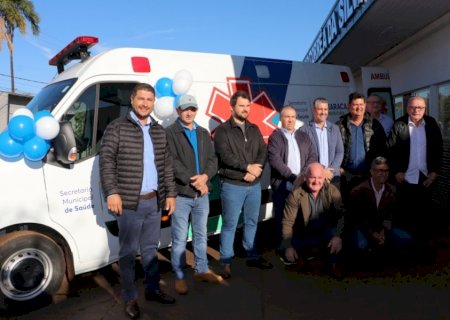 Câmara de Vereadores de Maracaju entrega ambulância à população com recursos da devolução do duodécimo