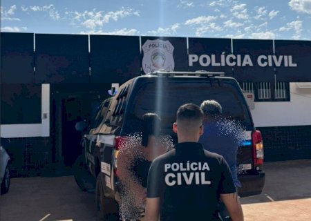 Polícia Civil, por meio da Delegacia de Itaporã, prende indivíduo por possíveis estupros de vulnerável contra suas filhas e enteadas, e também sua atual companheira por, em tese, encobrir e ser conivente com os crimes